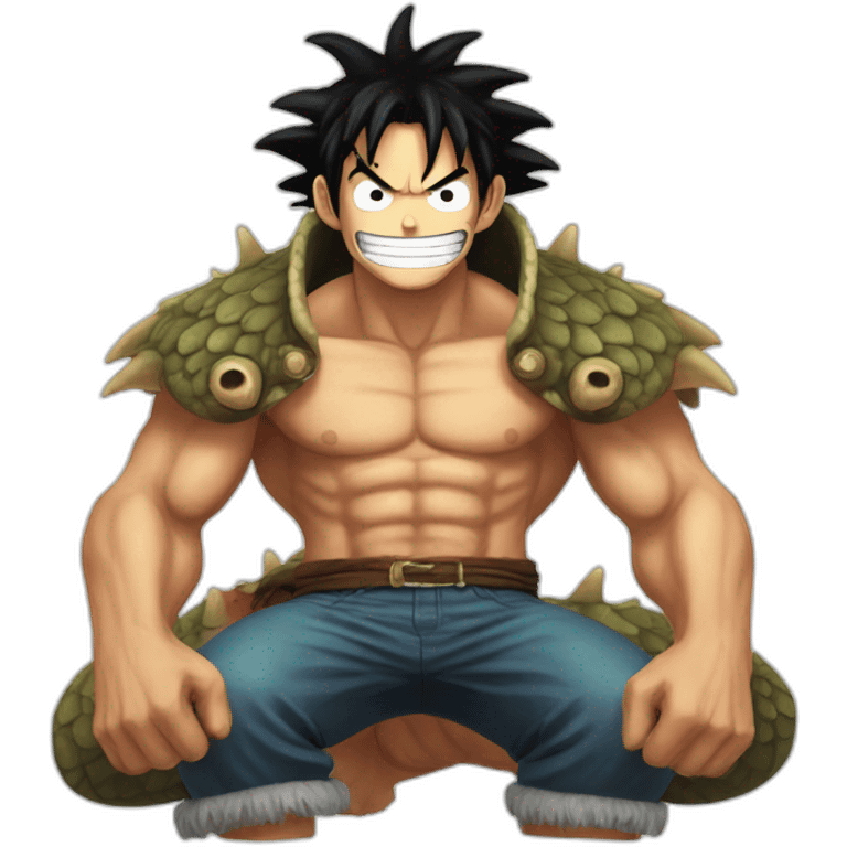 Dragon luffy emoji