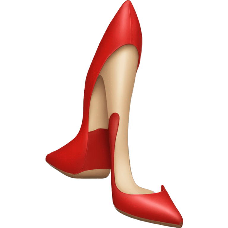 Stiletto lady red emoji