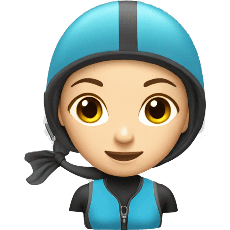 Spring board female Diver  emoji