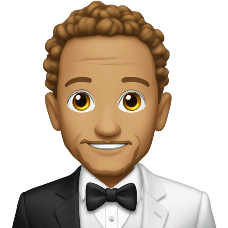 Dionte west in a tuxedo emoji