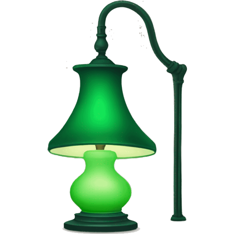 green lamp living emoji