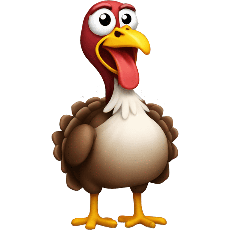 Turkey shrugging  emoji