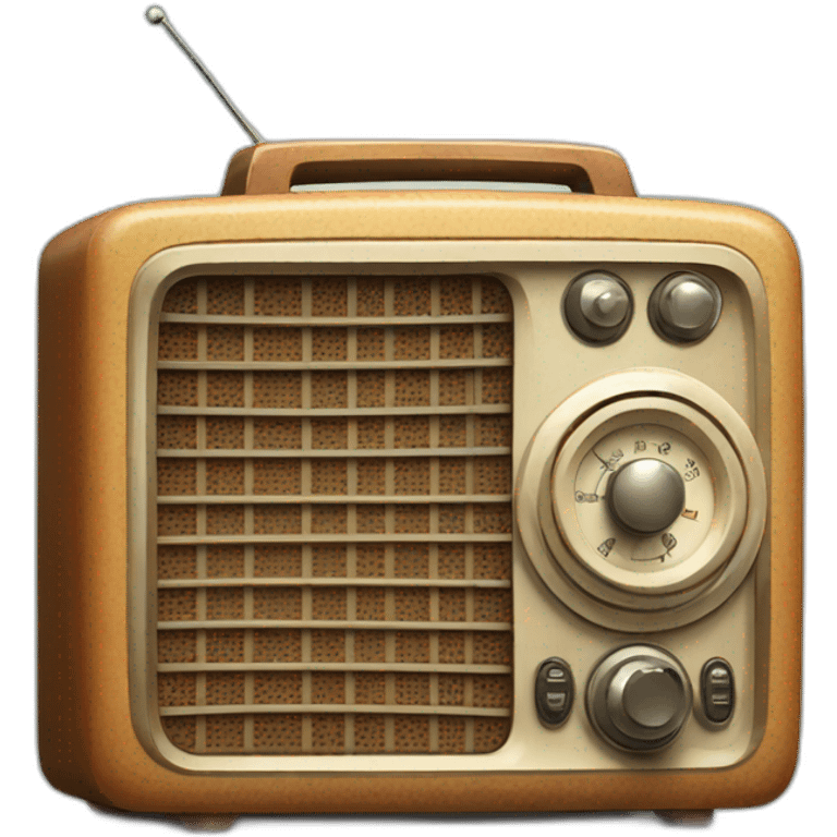 vintage radio emoji