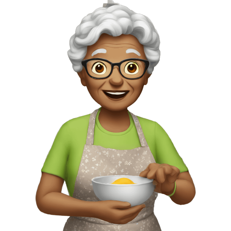 Granny in the Kitchen emoji