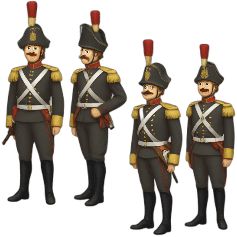 1800s russian soldiers emoji