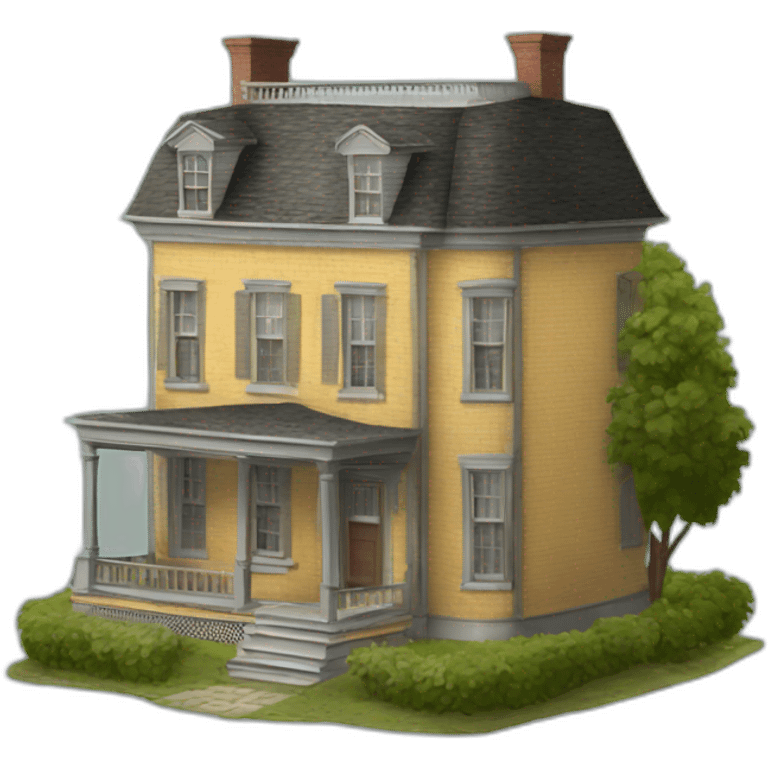 19th century house emoji