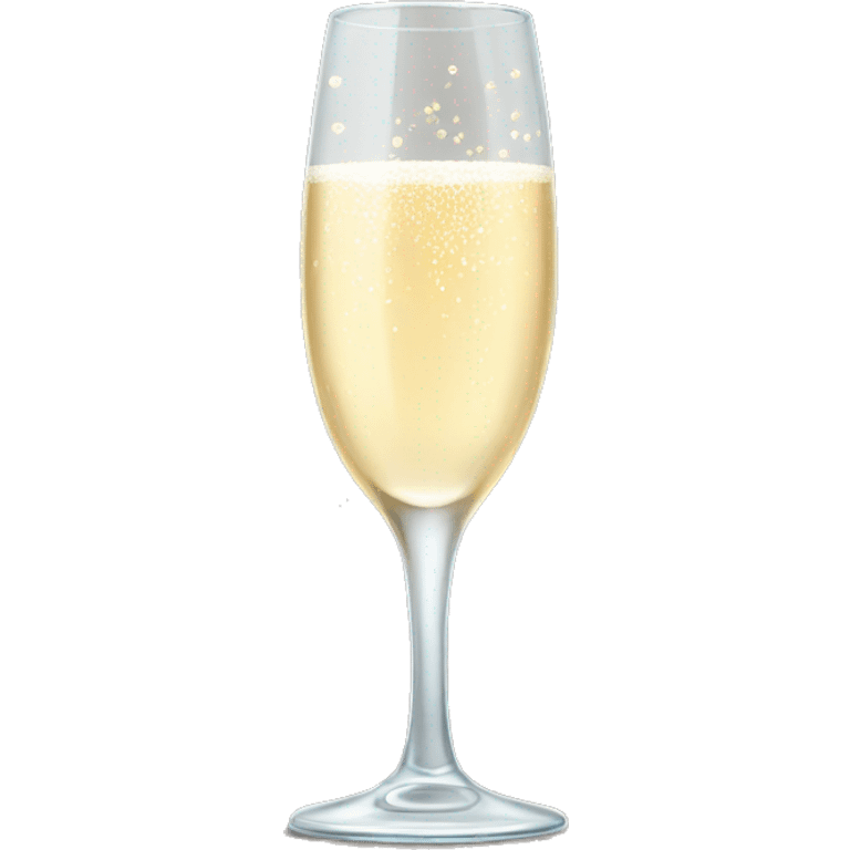 Champagne glass with Loop  emoji