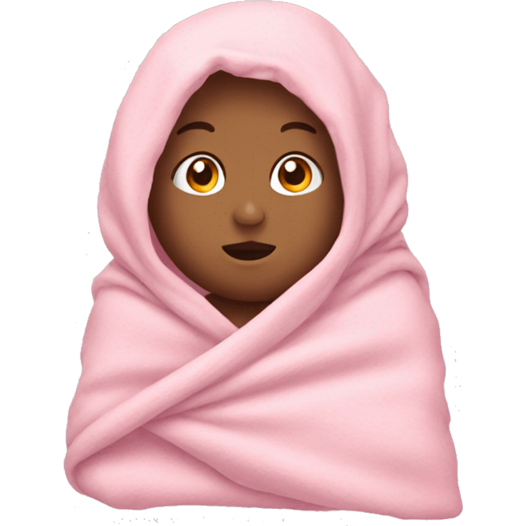 Baby pink blanket  emoji