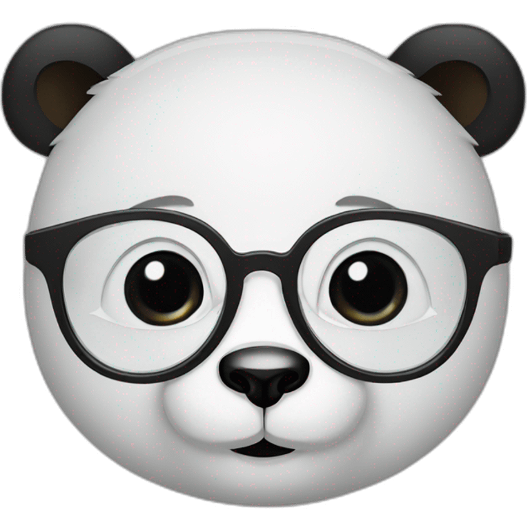 panda-glasses-doctor emoji