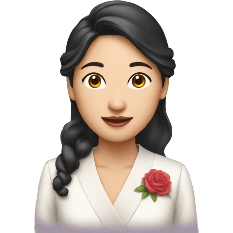 asian wedding host woman emoji