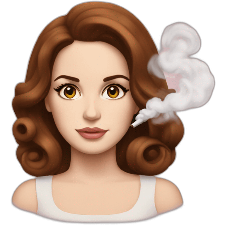 lana del rey is smoking emoji