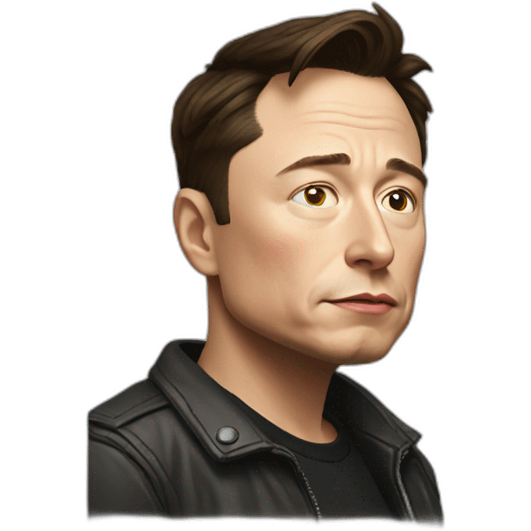 very sad elon musk emoji