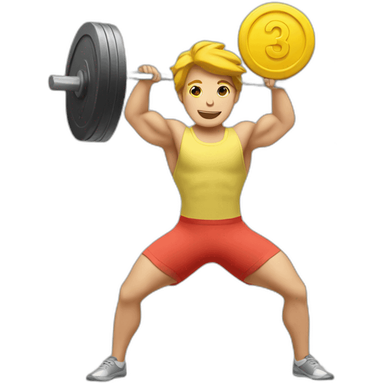 Gym disc emoji