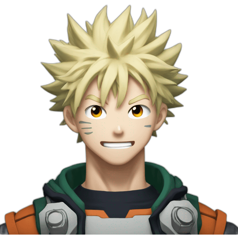 Bakugo my hero academia manga emoji