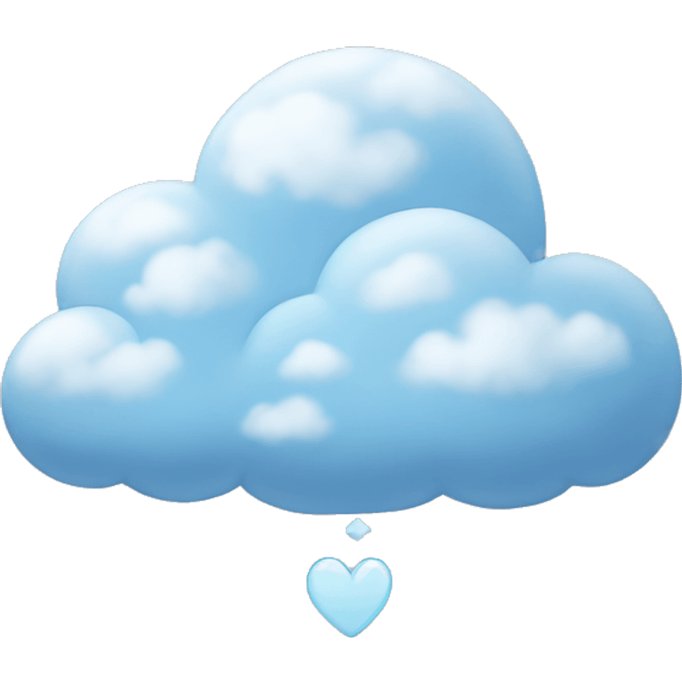 Cloud heart emoji