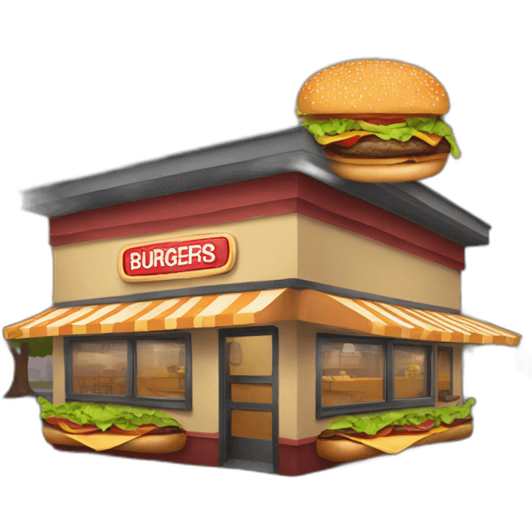 Burgers restaurant emoji