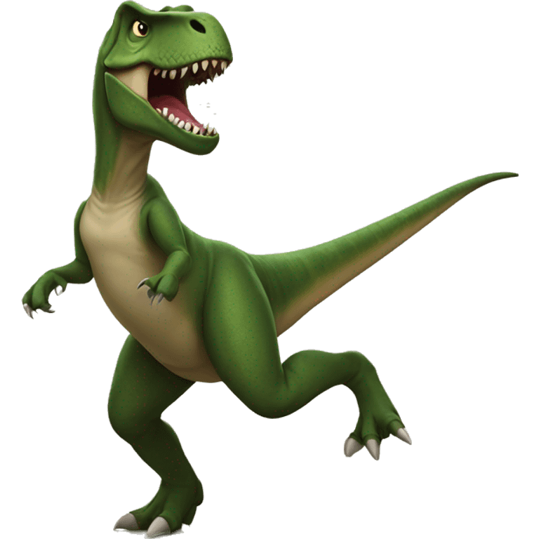 t-rex dancin emoji