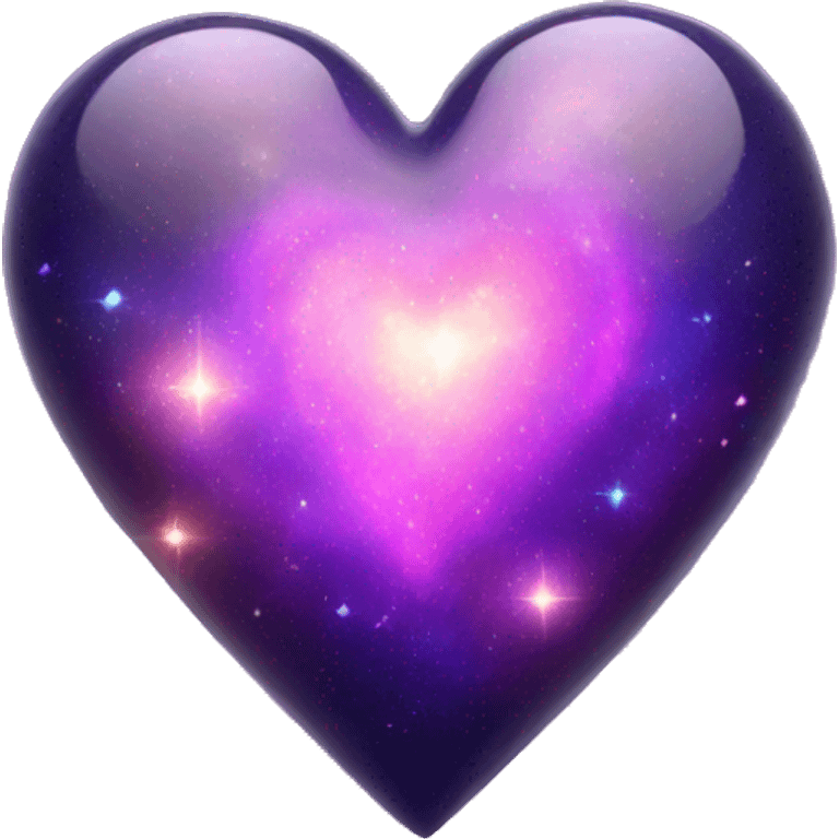 shiny glue galaxy heart emoji