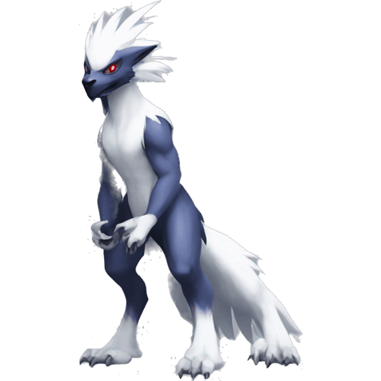 Edgy Cool Nargacuga-Absol-Pokémon Full Body emoji