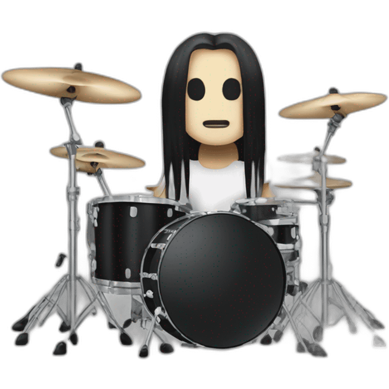 Joey jordison in a drum kit emoji