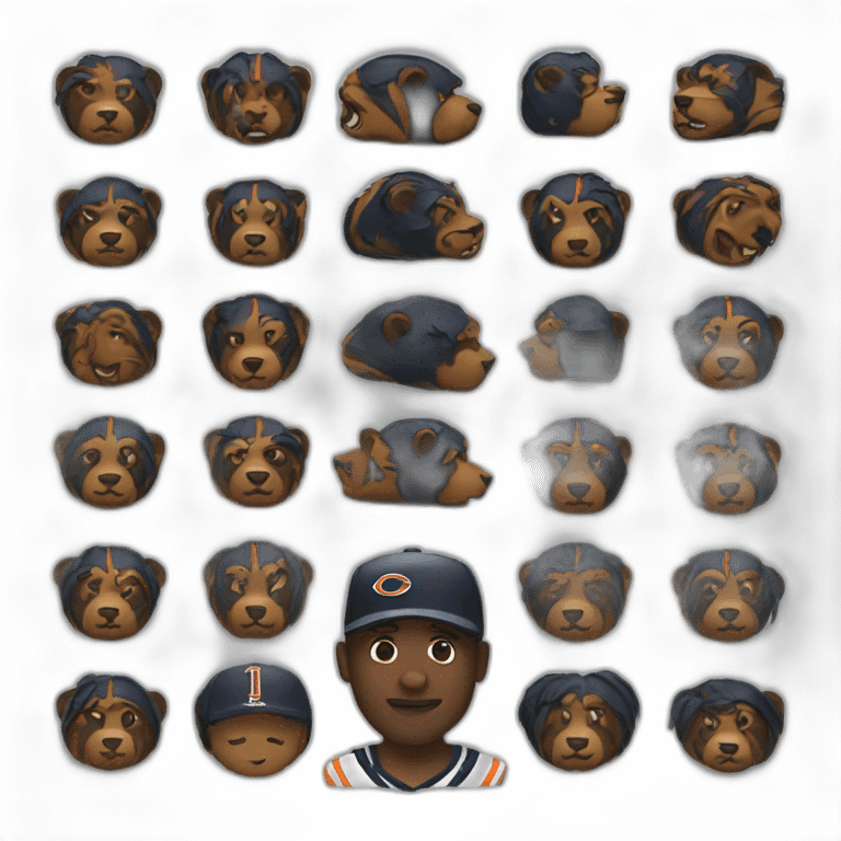 Chicago bears emoji