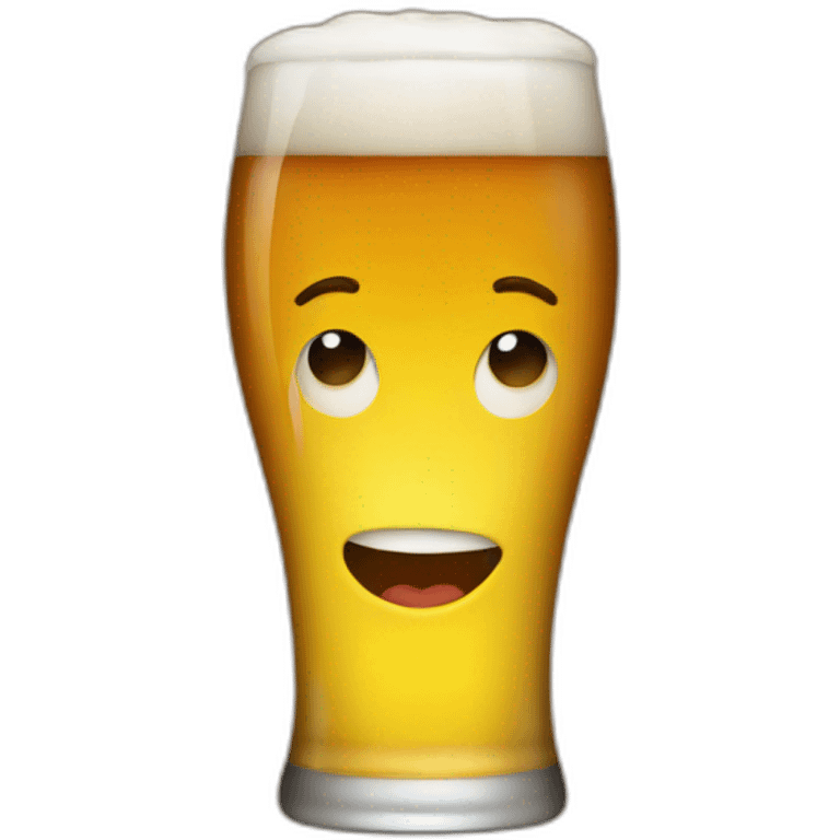 I love a beer emoji