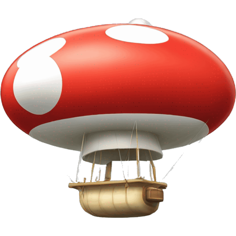 Mario-style Mushroom Blimp emoji