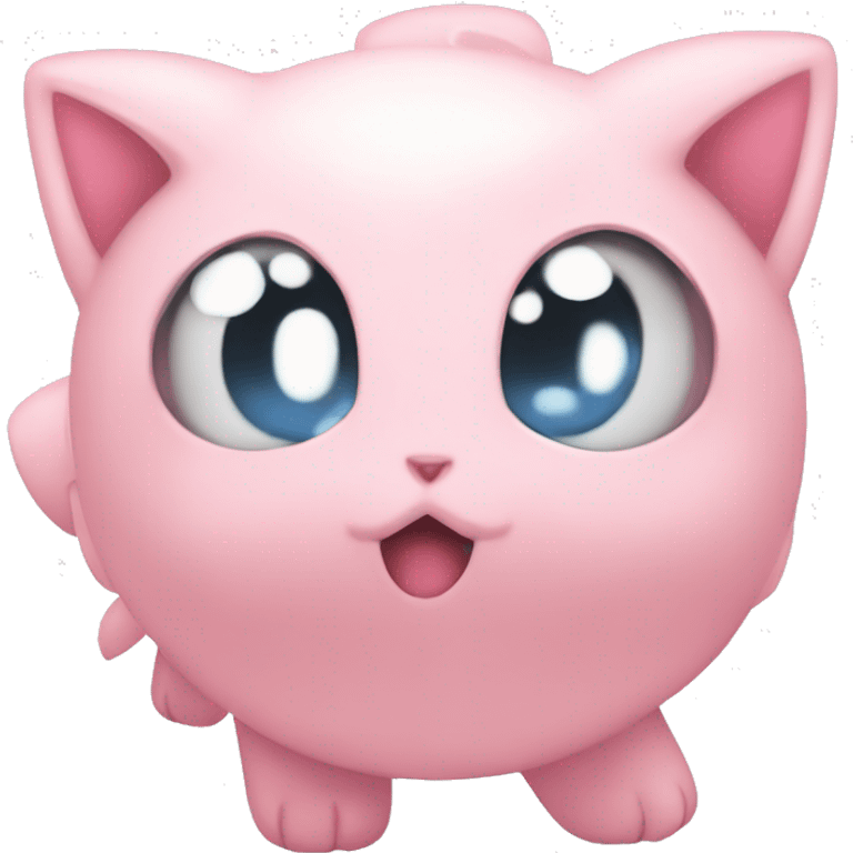 Light pink Jigglypuff Pokémon emoji