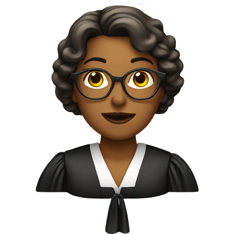 woman judge emoji