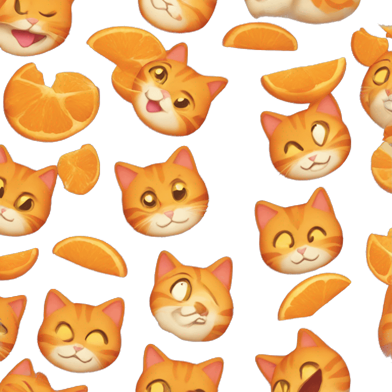 Orange cat marmalade emoji