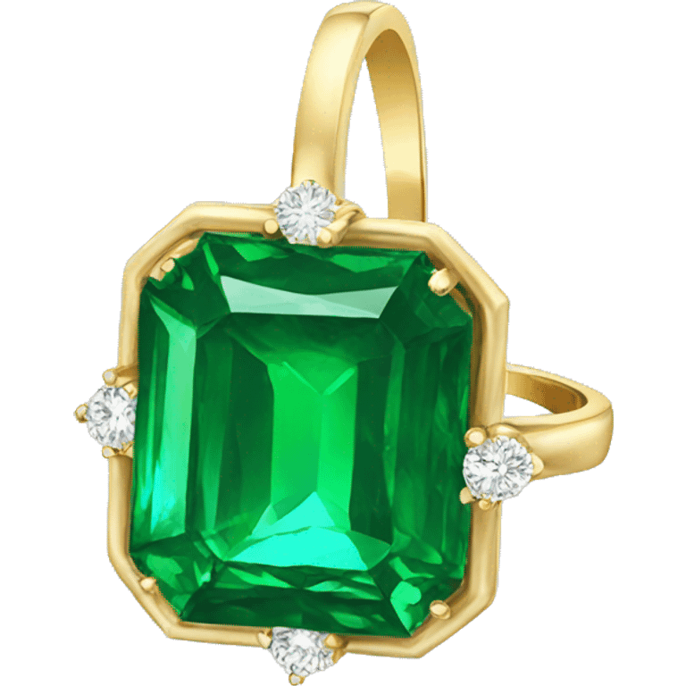 emerald stone ring emoji