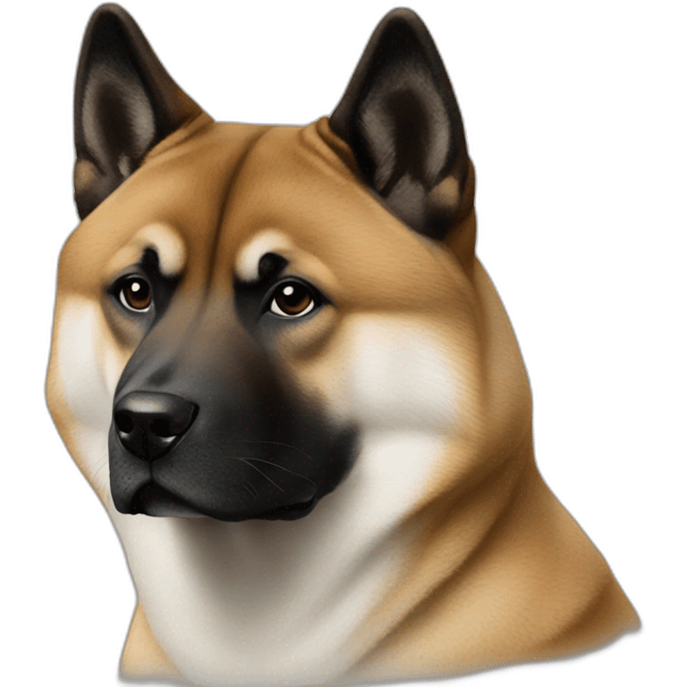  akita black diamond vibes emoji