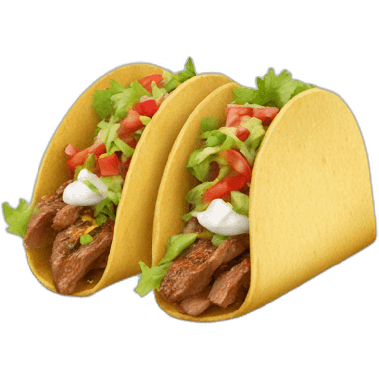 Tacos trois viande emoji