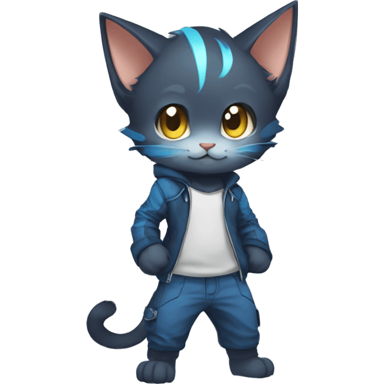 Catboy-Chibi-Sona-Fakémon full body emoji