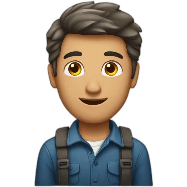 hombre joven de 50 años emoji