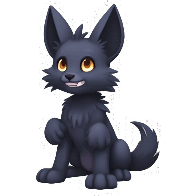 Dark FurSona Fakemon Full Body emoji