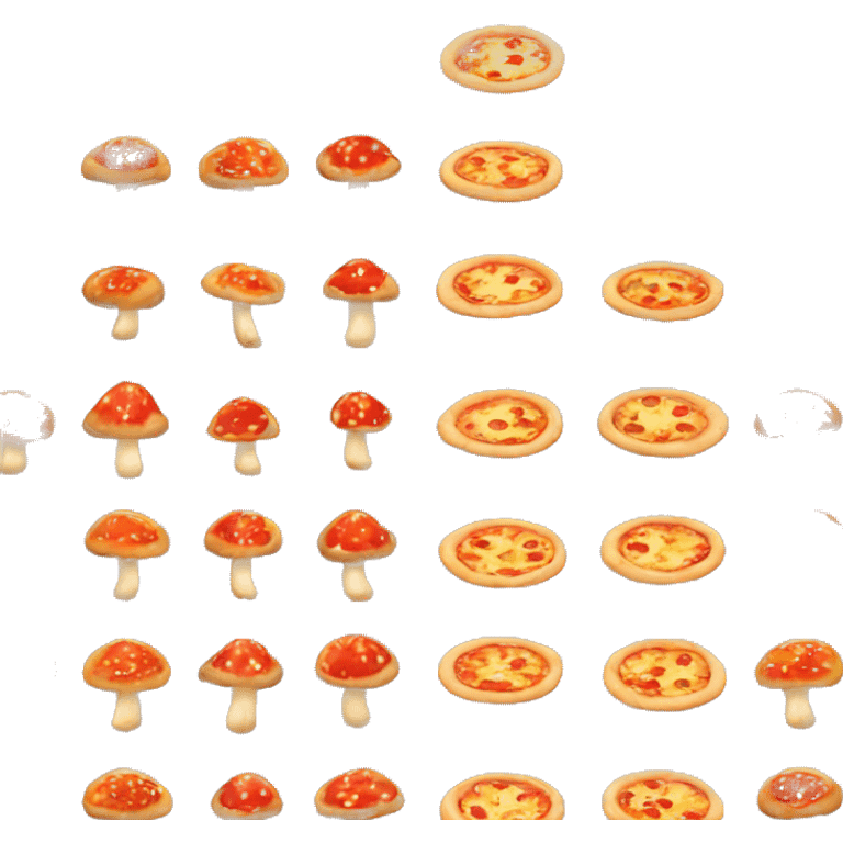 Mushroom pizza  emoji