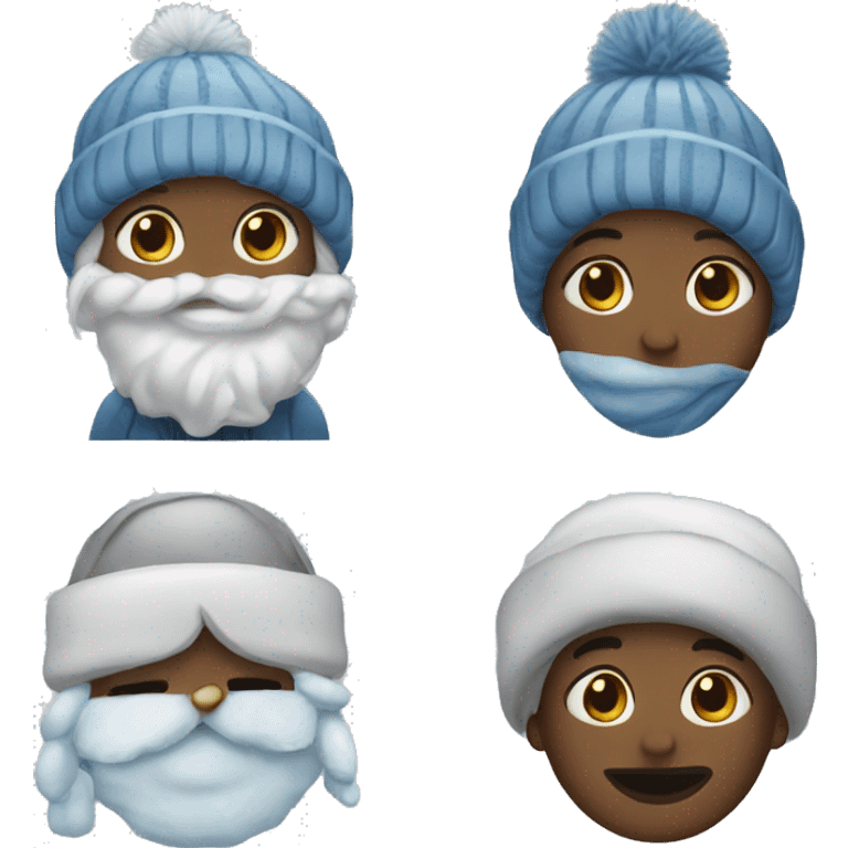 aesthetic winter emojis emoji