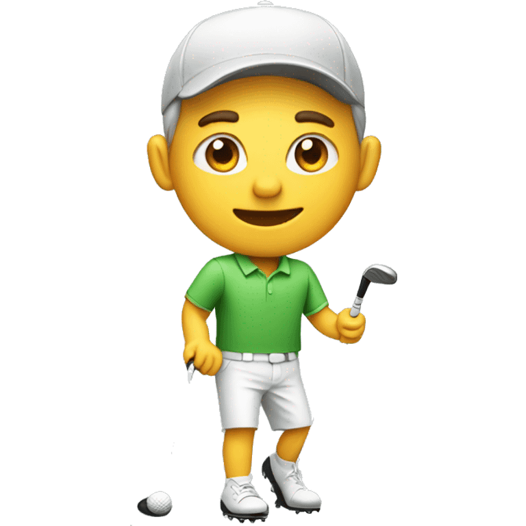 guy playing golf emoji