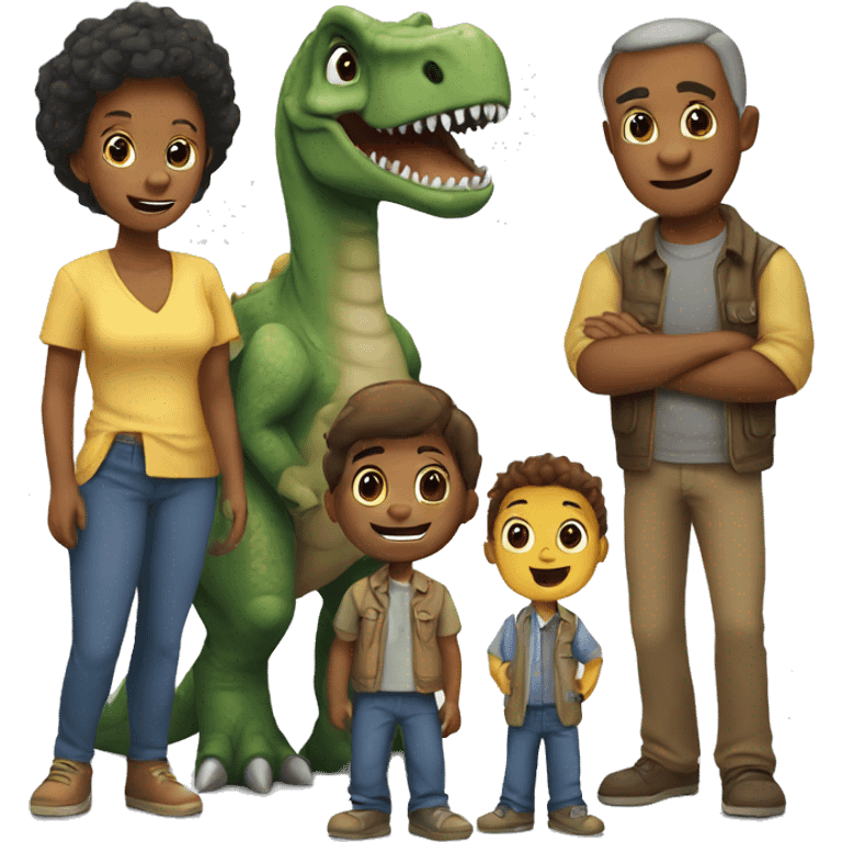 dinosaur family tv serie emoji