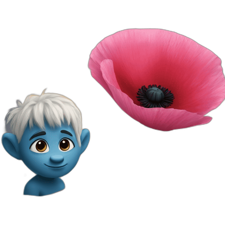 poppy and broch from trolls emoji