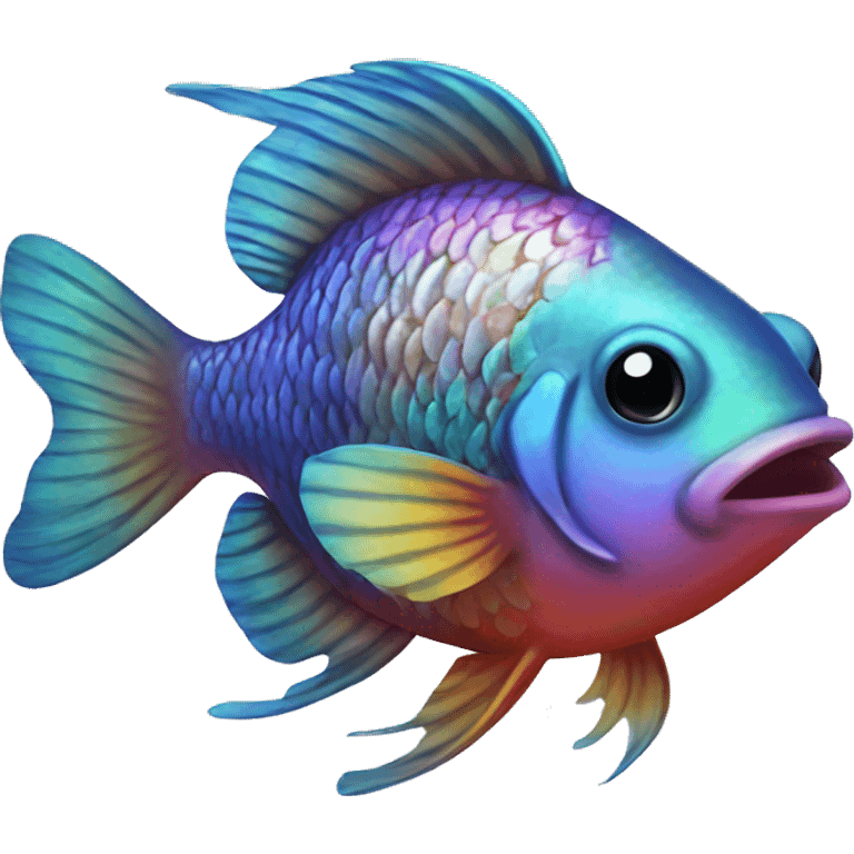 rainbow fish emoji