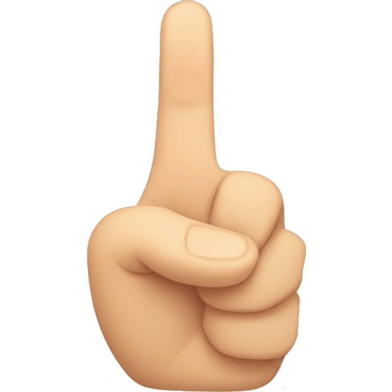 hand gesture with index finger and thumb extended in an L shape, other fingers folded down, palm facing viewer emoji