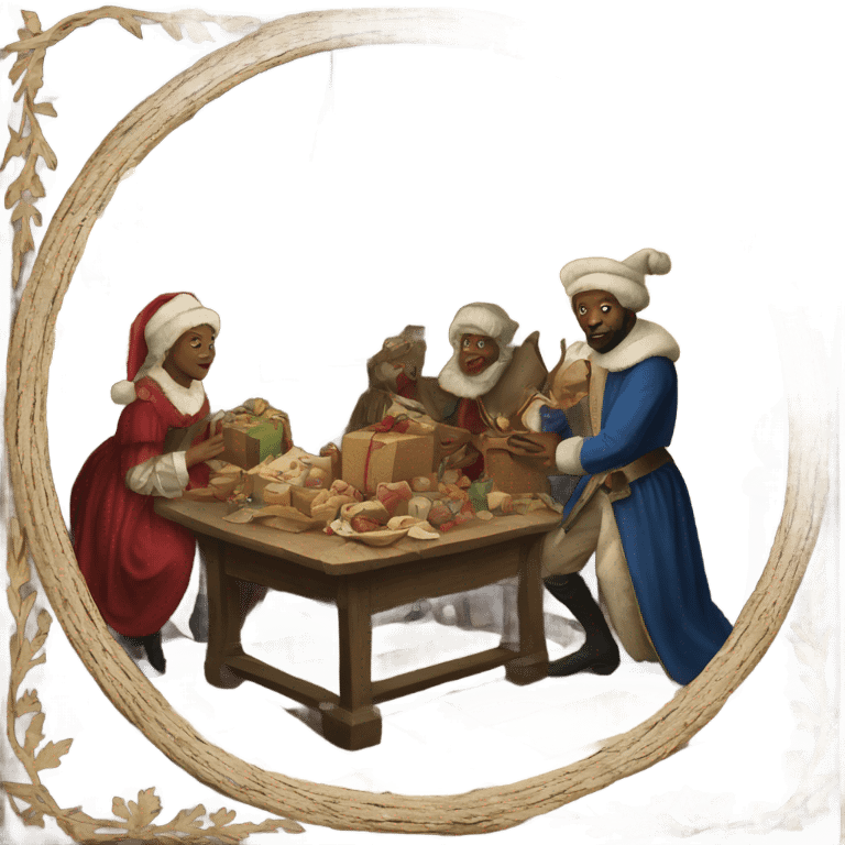 16th century Christmas emoji