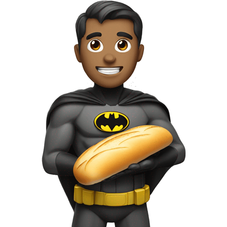 batman with a bread emoji