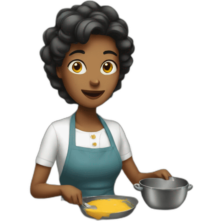 Women in the kitchen emoji