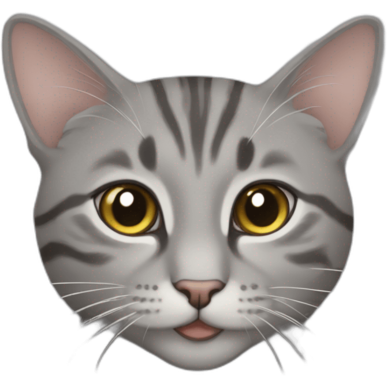 Virgo the Grey Tabby Cat emoji