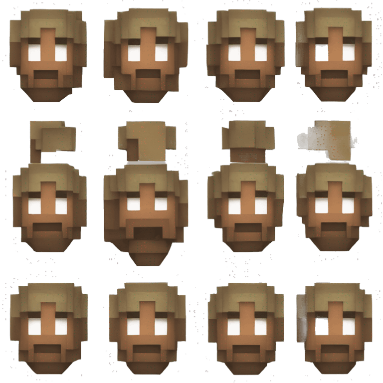 Minecraft Steve emoji