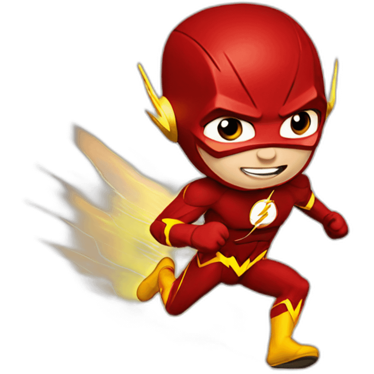 The Flash running emoji