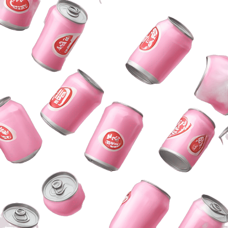 Baby pink cola can emoji